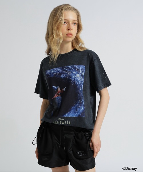 Disney(ディズニー)の「《Disney Collection》FANTASIA / MICKEY MOUSE / FILM MAGIC T-SHIRT / AVIREX WOMAN(Tシャツ/カットソー・レディース・チャコール/オフホワイト・FREE)」の21枚目の写真