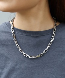 ieLS（イエルズ）の「金属アレルギー対応「ieLS」ステンレス　スクエアチェーンネックレス（ネックレス）」