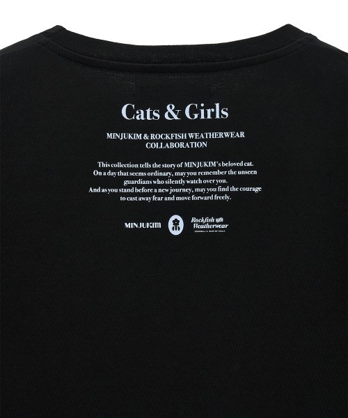 セール】[X MINJUKIM] OVERFIT KITTY T-SHIRT（Tシャツ
