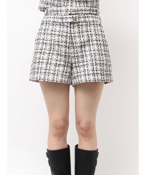 CALNAMUR(カルナムール)の「クラシカルツイードレイヤードライクミニマルショーツ(その他パンツ・レディース・その他/その他2・MEDIUM/SMALL)」の7枚目の写真