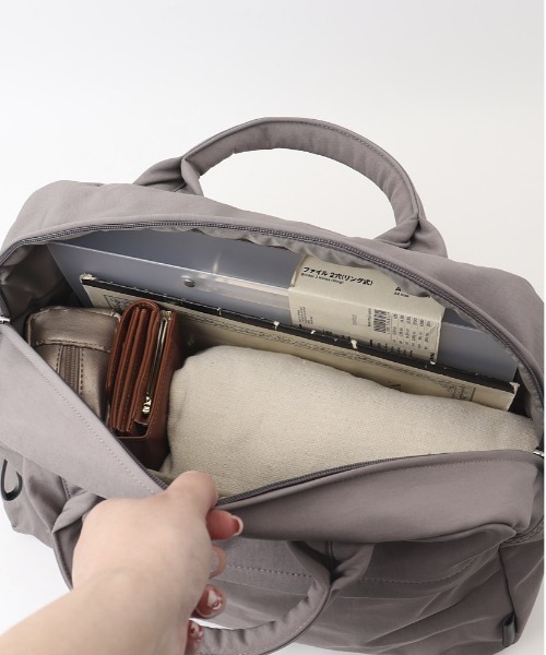 Legato Largo(レガートラルゴ)の「Legato Largo ナチュらくバッグボストンバッグ(ボストンバッグ・レディース・マスタード/グレイッシュベージュ/アイボリー/オリーブ・FREE)」の15枚目の写真