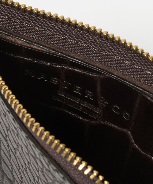 Steven Alan(スティーブンアラン)の「<MASTER&Co.>LEATHER MINI WALLET/ウォレット(財布・レディース・ダークブラウン・FREE)」の5枚目の写真