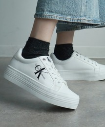 Calvin Klein Jeans（カルヴァンクラインジーンズ）の「【Calvin Klein Jeans /カルバンクライン ジーンズ】VULC FLATFORM LACEUP LOW LTH/ フラットフォーム レースアップ ローカット厚底スニーカー（スニーカー）」