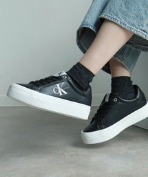 Calvin Klein Jeans（カルヴァンクラインジーンズ）の「【Calvin Klein Jeans /カルバンクライン ジーンズ】VULC FLATFORM LACEUP LOW LTH/ フラットフォーム レースアップ ローカット厚底スニーカー（スニーカー）」