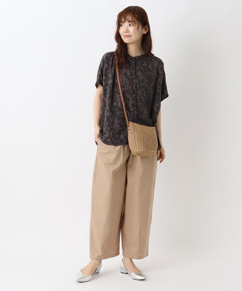 one'sterrace(ワンズテラス)の「SE 雑材 ラウンドショルダー(ショルダーバッグ・レディース・ベージュ系8/ベージュ系その他7・99)」の12枚目の写真