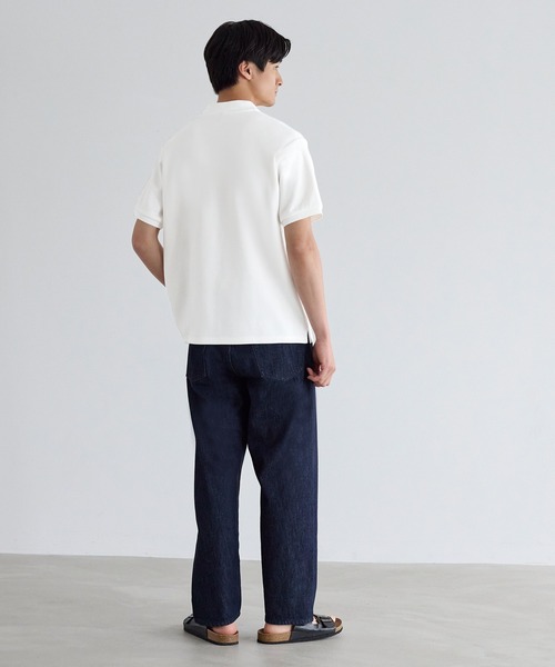 coca(coca)(コカ)の「ヘビーウェイトカノコポロTシャツ(Tシャツ/カットソー・メンズ・ブラック/ホワイト・XL/L/M)」の7枚目の写真