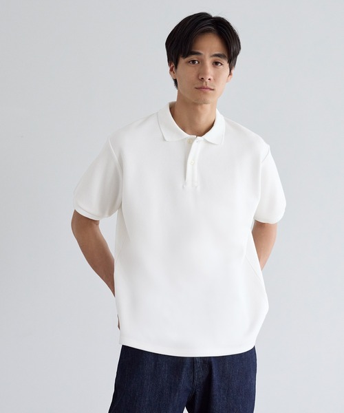 coca(coca)(コカ)の「ヘビーウェイトカノコポロTシャツ(Tシャツ/カットソー・メンズ・ブラック/ホワイト・XL/L/M)」の8枚目の写真