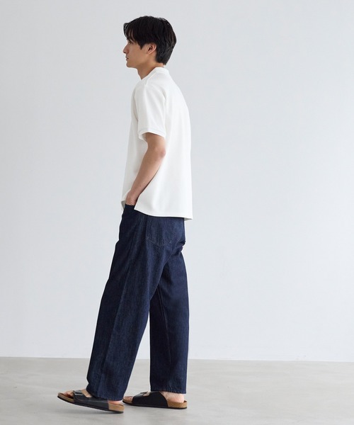 coca(coca)(コカ)の「ヘビーウェイトカノコポロTシャツ(Tシャツ/カットソー・メンズ・ブラック/ホワイト・XL/L/M)」の9枚目の写真