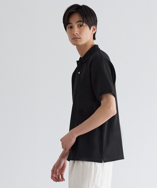 coca(coca)(コカ)の「ヘビーウェイトカノコポロTシャツ(Tシャツ/カットソー・メンズ・ブラック/ホワイト・XL/L/M)」の12枚目の写真