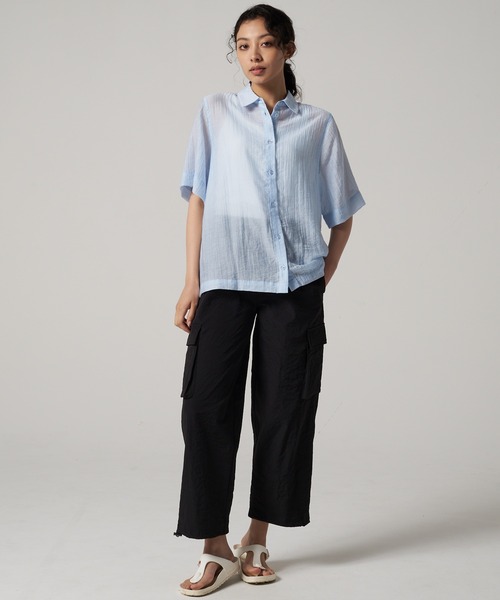 Eddie Bauer(エディーバウアー)の「マウンテン クリンクル カーゴパンツ(カーゴパンツ・レディース・ブラック/カーキ・S/M/L/XL)」の12枚目の写真