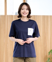 シェア  アート総柄 ポケット Tシャツ