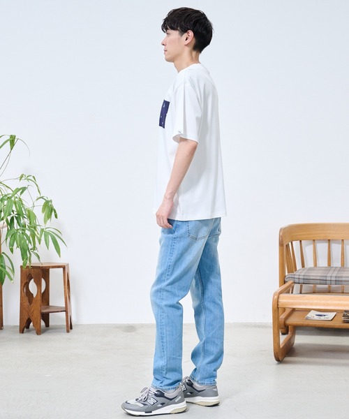 Arnold Palmer（アーノルドパーマー）の「シェア  アート総柄 ポケット Tシャツ（Tシャツ/カットソー・レディース・ホワイト/ネイビー・S/XS/LL/L/M）」の18枚目の写真