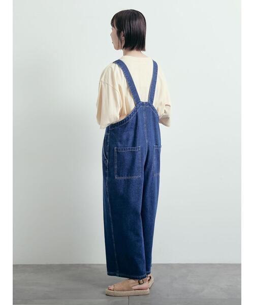 SM2(エスエムツー)の「デニム/カツラギサロペット(サロペット/オーバーオール・レディース・サックスブルー/ブルー/ブラウン・F)」の5枚目の写真