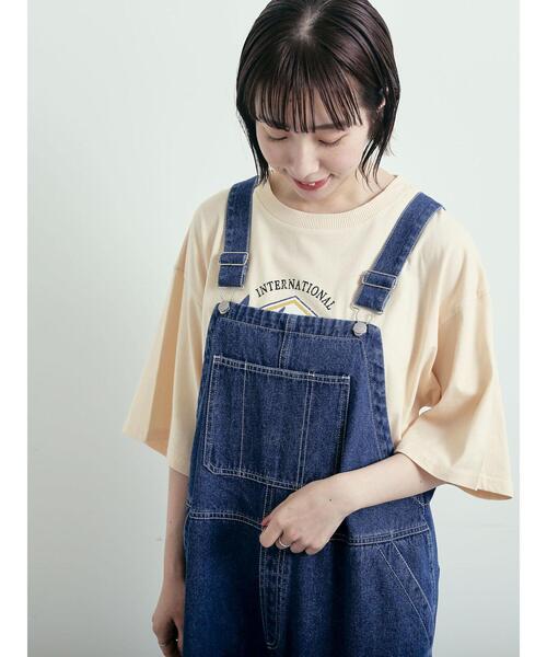 SM2(エスエムツー)の「デニム/カツラギサロペット(サロペット/オーバーオール・レディース・サックスブルー/ブルー/ブラウン・F)」の6枚目の写真