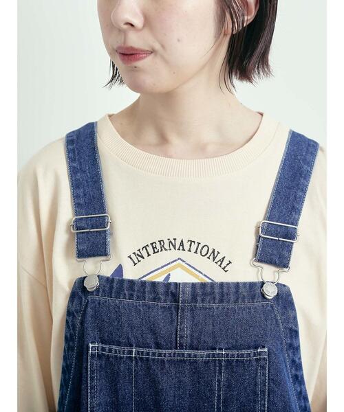 SM2(エスエムツー)の「デニム/カツラギサロペット(サロペット/オーバーオール・レディース・サックスブルー/ブルー/ブラウン・F)」の11枚目の写真