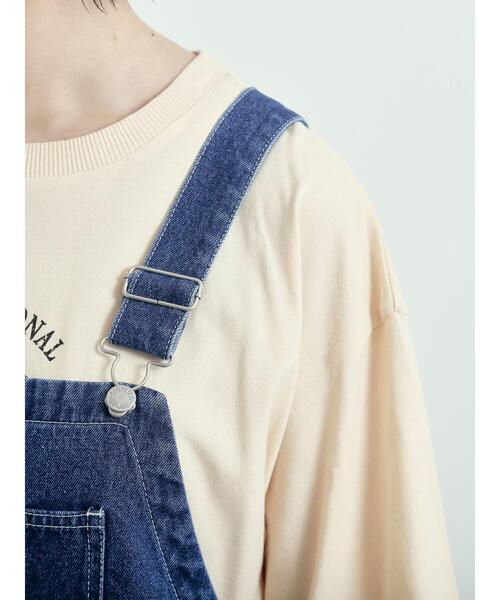 SM2(エスエムツー)の「デニム/カツラギサロペット(サロペット/オーバーオール・レディース・サックスブルー/ブルー/ブラウン・F)」の12枚目の写真