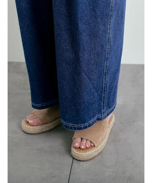 SM2(エスエムツー)の「デニム/カツラギサロペット(サロペット/オーバーオール・レディース・サックスブルー/ブルー/ブラウン・F)」の15枚目の写真