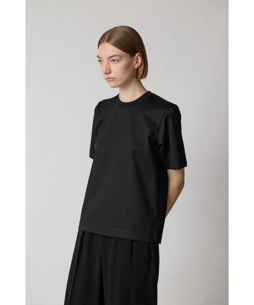CINOH(チノ)の「COTTON JERSEY COMPACT T-SHIRT(Tシャツ/カットソー・レディース・ブルー/ブラック/ホワイト・36/38)」の4枚目の写真