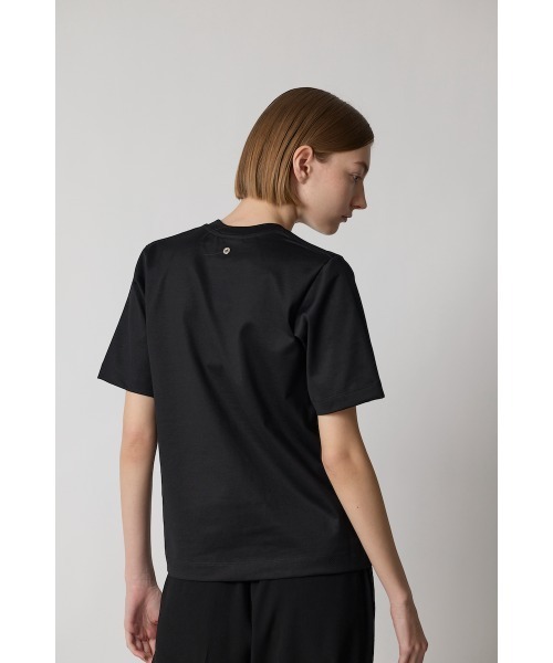 CINOH(チノ)の「COTTON JERSEY COMPACT T-SHIRT(Tシャツ/カットソー・レディース・ブルー/ブラック/ホワイト・36/38)」の6枚目の写真