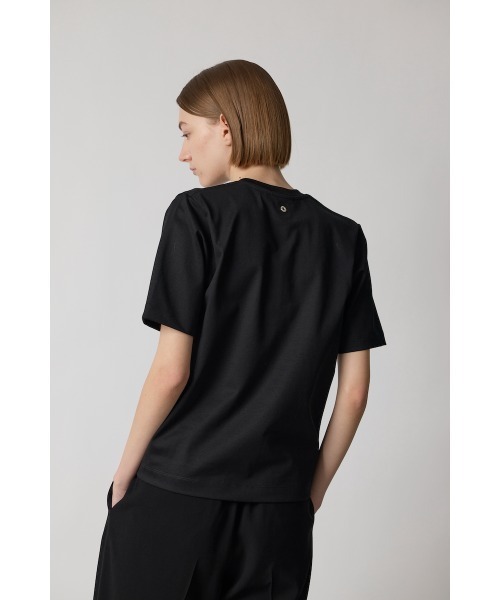 CINOH(チノ)の「COTTON JERSEY COMPACT T-SHIRT(Tシャツ/カットソー・レディース・ブルー/ブラック/ホワイト・36/38)」の7枚目の写真