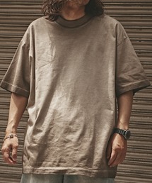 ALL RUNS | Washed Oversized Top / ウォッシュ加工 オーバーサイズ 半袖トップス Tシャツ メンズ 夏物 夏服(Tシャツ/カットソー)