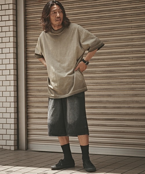 セール】Washed Oversized Top / ウォッシュ加工 オーバーサイズ