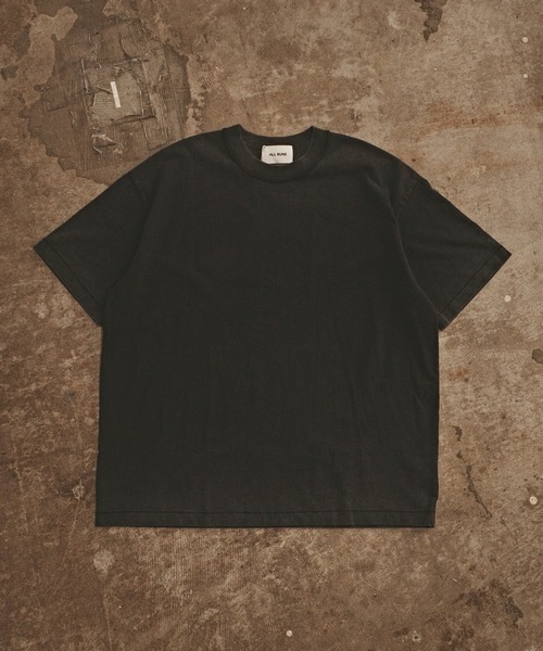 ALL RUNS(オールランズ)の「Washed Oversized Top / ウォッシュ加工 オーバーサイズ 半袖トップス Tシャツ メンズ 夏物 夏服(Tシャツ/カットソー・メンズ・ブラウン/オリーブ/ブラック/カーキ・XL/M/L)」の10枚目の写真