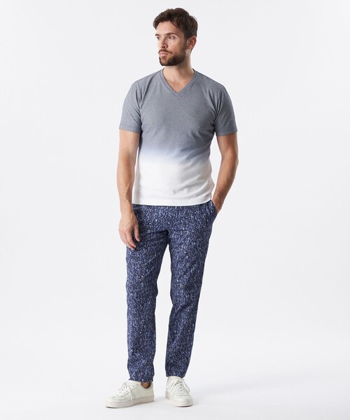 EPOCA UOMO(エポカウォモ)の「グラデーションカットソー(Tシャツ/カットソー・メンズ・ホワイト系その他/ネイビー・46/48)」の4枚目の写真