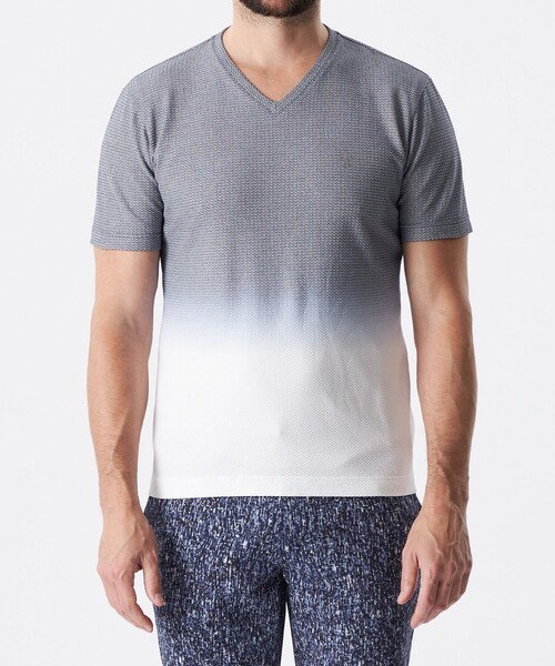 EPOCA UOMO(エポカウォモ)の「グラデーションカットソー(Tシャツ/カットソー・メンズ・ホワイト系その他/ネイビー・46/48)」の5枚目の写真