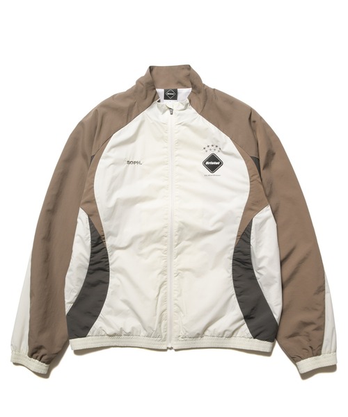 F.C.Real Bristol(エフシーレアルブリストル)の「WARM-UP JACKET(ブルゾン・メンズ・オフホワイト/セージグリーン/ブラック・X-LARGE/LARGE/MEDIUM/SMALL/XX-LARGE)」の1枚目の写真