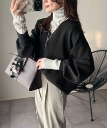 Emma Taylor | 【ネックが選べる】ダンボールコクーンフォルムプルオーバー(Tシャツ/カットソー)