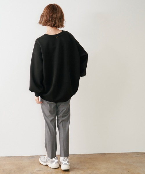 ブラック36 emma様 ネックが選べる】ダンボールコクーンフォルムプルオーバー Emma