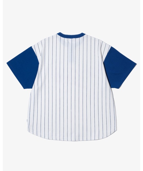 【MIMTHEWARDROBE】 Wavy Heart Stripe Henley Neck T-Shirt MUSINSA | MIMTHEWARDROBE Wavy Heart Stripe Henley Neck T