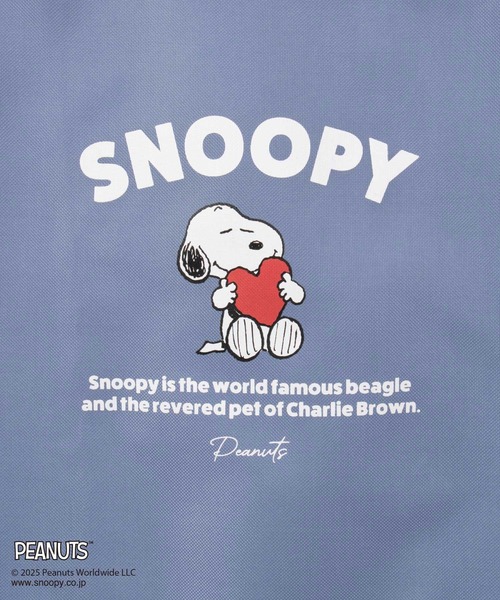 Honeys（ハニーズ）の「スヌーピー／お弁当バッグ（エコバッグ/サブバッグ・レディース・スミクロ/ミント/アイボリー/グレイッシュベージュ/ブルー・FREE）」の16枚目の写真