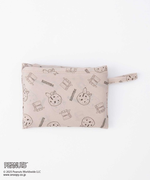 Honeys（ハニーズ）の「スヌーピー／お弁当バッグ（エコバッグ/サブバッグ・レディース・スミクロ/ミント/アイボリー/グレイッシュベージュ/ブルー・FREE）」の21枚目の写真