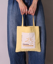 (ACT)【PEANUTS】フェイス 刺繍 ナイロン ミニ トートバッグ
