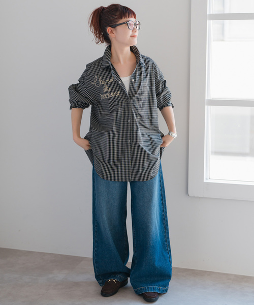 刺繍オーバーシャツ（シャツ/ブラウス）｜Spick & Span