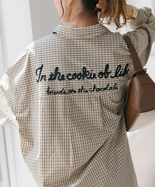 【美品】Spick&Span/刺繍オーバーシャツ 刺繍オーバーシャツ（シャツ／ブラウス）｜Spick and Span