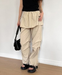 ナイロンピンタックスカートパンツ/2025 SS COLLECTION