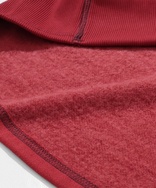 KRIFF MAYER Lady's Collection（クリフメイヤーレディースコレクション）の「【ラグランスリーブ】裏起毛タートルスウェット（スウェット・レディース・レッド/その他5/チャコール/ナチュラル/カラフル・LARGE/MEDIUM）」の12枚目の写真