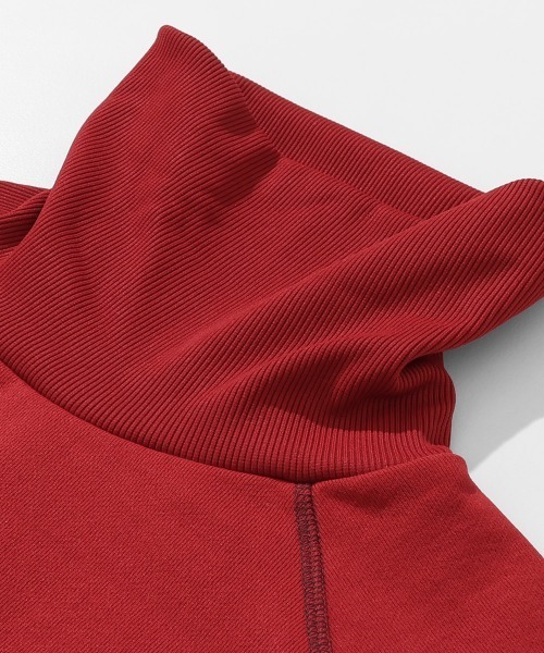 KRIFF MAYER Lady's Collection（クリフメイヤーレディースコレクション）の「【ラグランスリーブ】裏起毛タートルスウェット（スウェット・レディース・レッド/その他5/チャコール/ナチュラル/カラフル・LARGE/MEDIUM）」の16枚目の写真