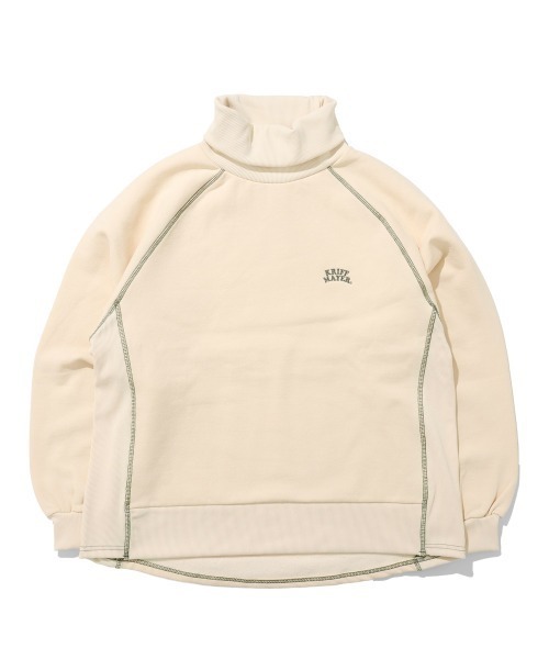 KRIFF MAYER Lady's Collection（クリフメイヤーレディースコレクション）の「【ラグランスリーブ】裏起毛タートルスウェット（スウェット・レディース・レッド/その他5/チャコール/ナチュラル/カラフル・LARGE/MEDIUM）」の20枚目の写真