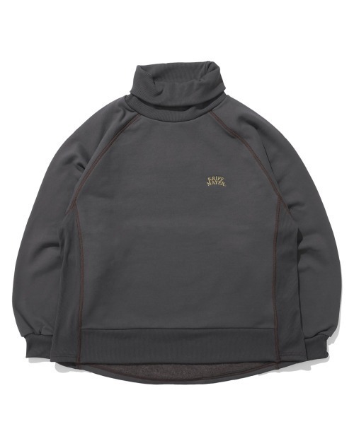 KRIFF MAYER Lady's Collection（クリフメイヤーレディースコレクション）の「【ラグランスリーブ】裏起毛タートルスウェット（スウェット・レディース・レッド/その他5/チャコール/ナチュラル/カラフル・LARGE/MEDIUM）」の21枚目の写真