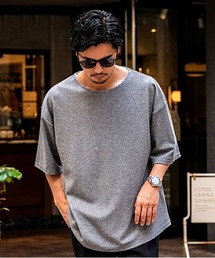 『CavariA/キャバリア』ボートネック半袖TEE