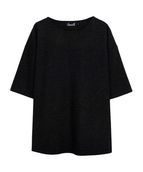 SILVER BULLET(シルバーバレット)の「『CavariA/キャバリア』ボートネック半袖TEE(Tシャツ/カットソー・メンズ・ベージュ/グレー/ブラック・L/M)」の13枚目の写真