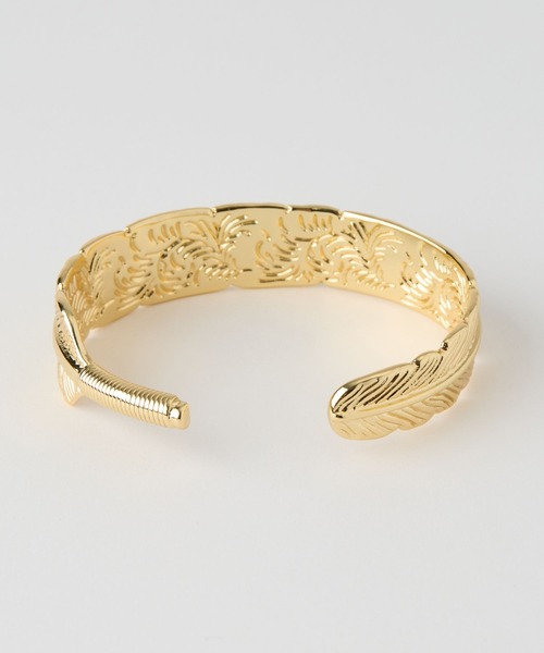 BARNYARDSTORM(バンヤードストーム)の「BARNYARDSTORM / フェザーバングル(ブレスレット・レディース・ゴールド/シルバー・FREE)」の8枚目の写真