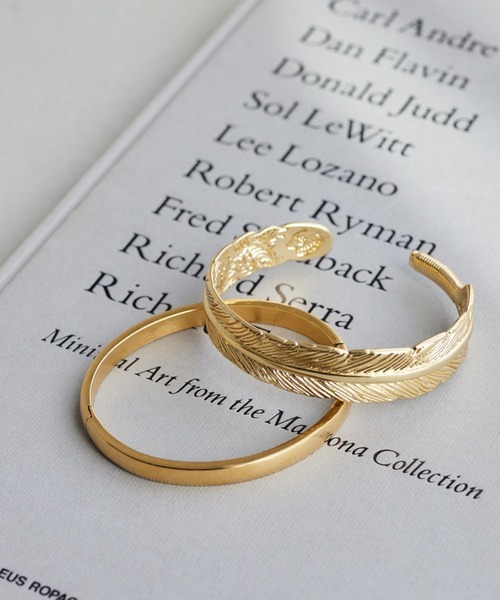 BARNYARDSTORM(バンヤードストーム)の「BARNYARDSTORM / フェザーバングル(ブレスレット・レディース・ゴールド/シルバー・FREE)」の16枚目の写真