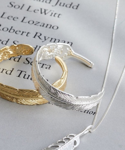 BARNYARDSTORM(バンヤードストーム)の「BARNYARDSTORM / フェザーバングル(ブレスレット・レディース・ゴールド/シルバー・FREE)」の15枚目の写真