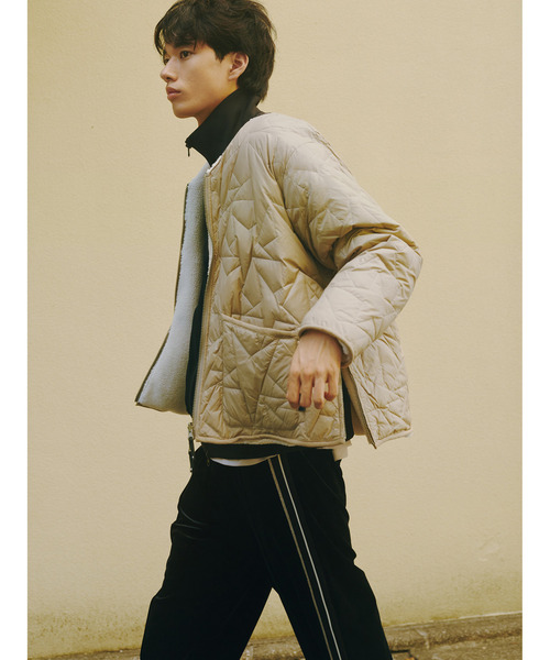 TAION(タイオン)の「【TAION】MILITARY STAR★ QUILTING & BOA REVERSIBLE JACKET(UNISEX)(ダウンジャケット/コート・レディース・ブラック/ベージュ/オリーブ・MEDIUM/SMALL)」の11枚目の写真