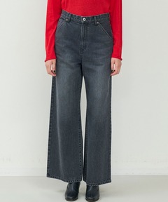 デニムワイドパンツ